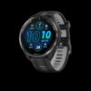 GARMIN Forerunner® 965, Zwart met Carbon Grey DLC titanium rand en zwart/Powder Grey siliconen band - Afbeelding 7