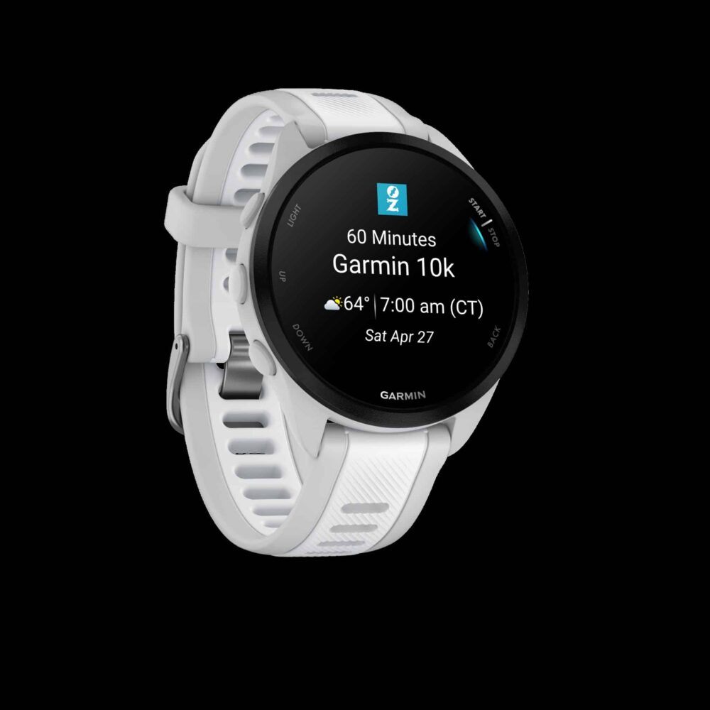 GARMIN Forerunner® 165 Music, Mist grey/Whitestone