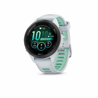 GARMIN Forerunner® 265S, Whitestone met zwarte rand en Whitestone/Neo Tropic sil band