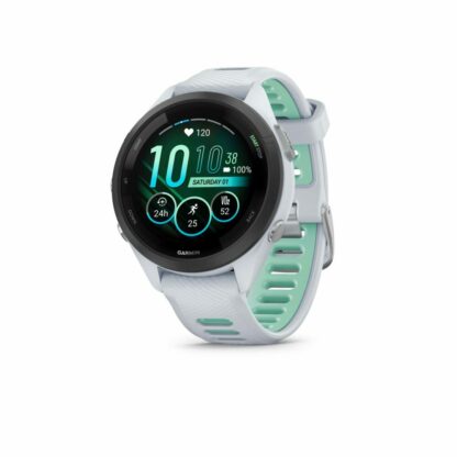 GARMIN Forerunner® 265S, Whitestone met zwarte rand en Whitestone/Neo Tropic sil band