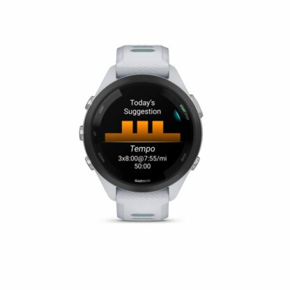 GARMIN Forerunner® 265S, Whitestone met zwarte rand en Whitestone/Neo Tropic sil band - Afbeelding 6