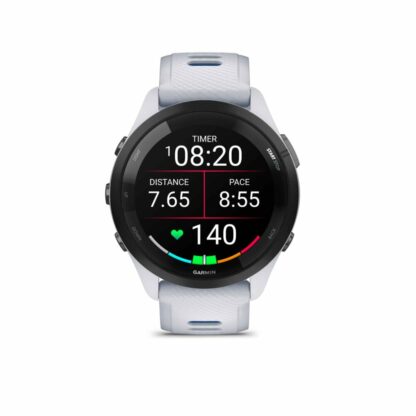 GARMIN Forerunner 265 Whitestone met zwarte bezel en Whitestone/Tidal Blue sil band - Afbeelding 8