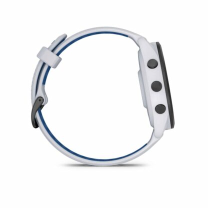 GARMIN Forerunner 265 Whitestone met zwarte bezel en Whitestone/Tidal Blue sil band - Afbeelding 4