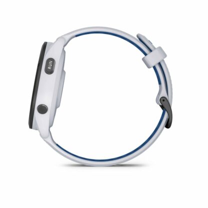 GARMIN Forerunner 265 Whitestone met zwarte bezel en Whitestone/Tidal Blue sil band - Afbeelding 2