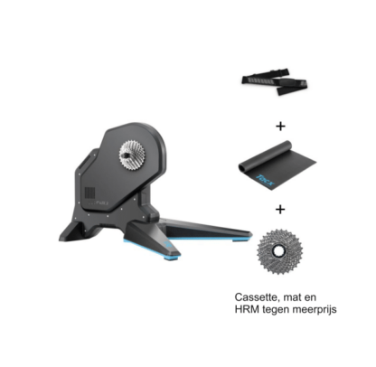 Garmin Tacx FLUX 2 combi-aanbieding + Cassette, HRM en Trainermat tegen meerprijs